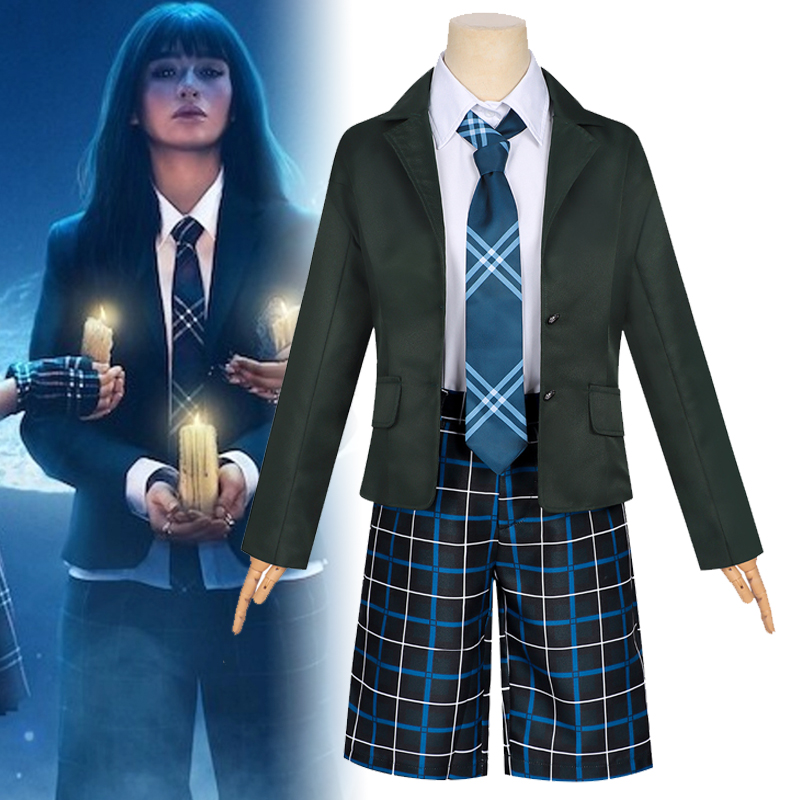 Womens Blazer - コヴンアカデミー ブライア 制服 コスプレ衣装 グリーンブレザー シャツ