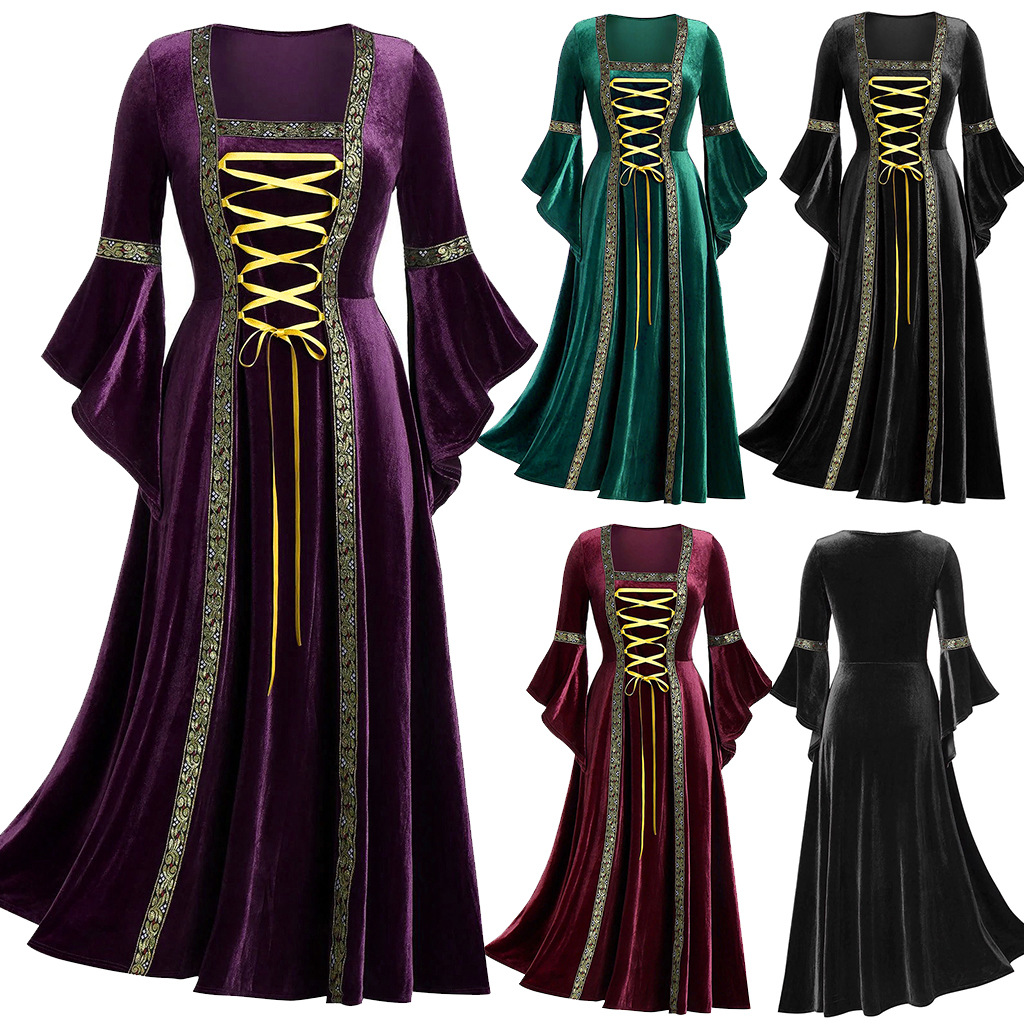 ヨーロッパ中世ビクトリア女王プリンセスウェディングパーティー - Formal Skirt のレビューと価格