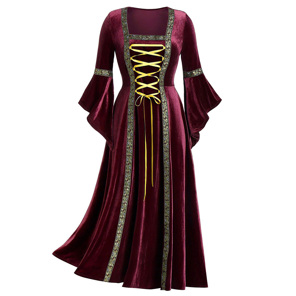ヨーロッパ中世ビクトリア女王プリンセスウェディングパーティー - Formal Skirt のレビューと価格