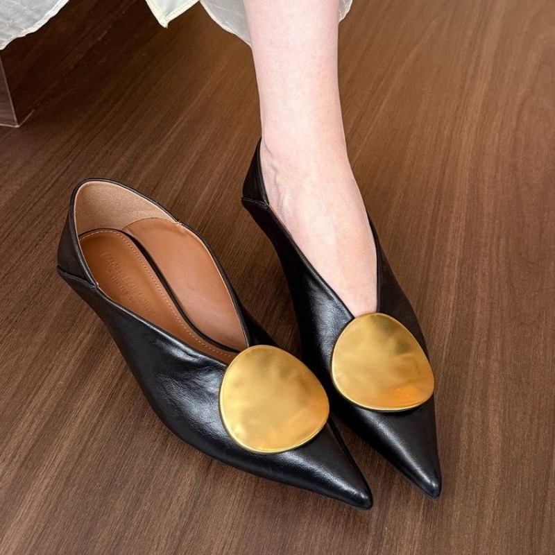 2025年春夏 ポインテッドトゥ スリッポン レディース フ - Womens Heels のレビューと価格