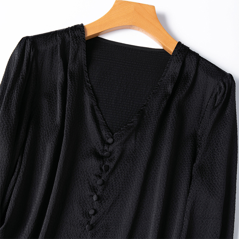 レディースシルクブラウス 93%桑絹 7%スパンデックス 1 - Silk Blouse のレビューと価格