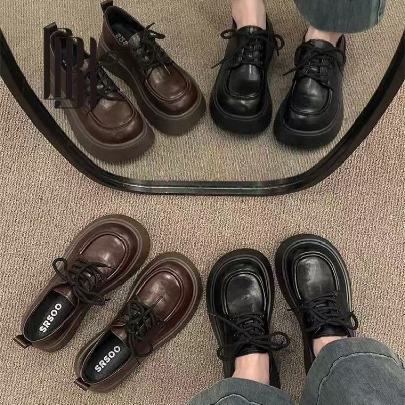 レディース ヴィンテージ ブラウン レースアップ プラットフ - Womens Heels のレビューと価格