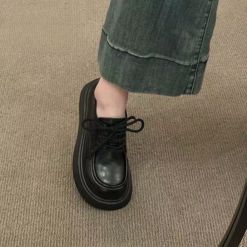 レディース ヴィンテージ ブラウン レースアップ プラットフ - Womens Heels のレビューと価格