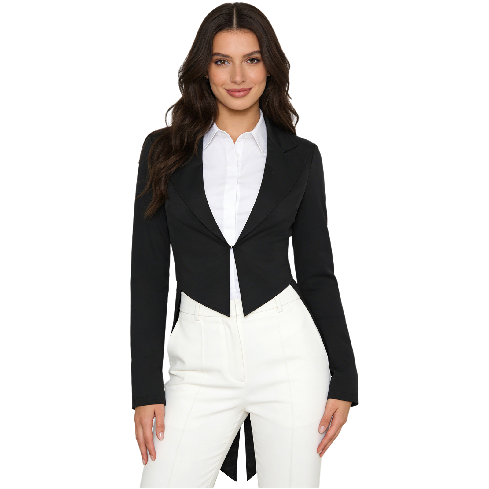 レディースナイトクラブカクテル燕尾服ウェイトレスコスプレ衣装 - Womens Blazer のレビューと価格